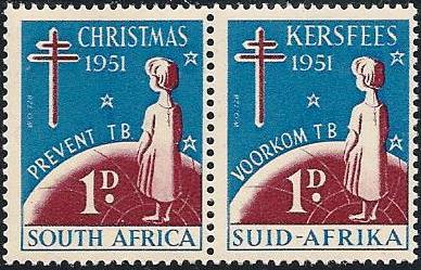 South Africa #24 TB Christmas Seal