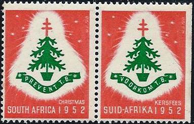 South Africa #25 TB Christmas Seal