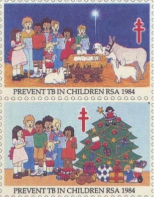 South Africa 1984 TB Christmas Seal