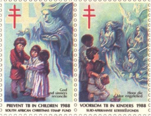 South Africa 1988 TB Christmas Seal