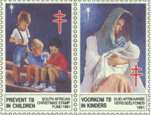 South Africa 1991 TB Christmas Seal