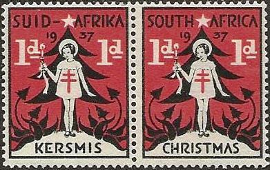 South Africa #9 TB Christmas Seal