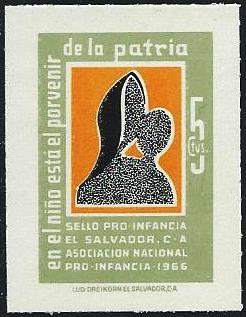 El Salvador #35 TB Christmas Seal