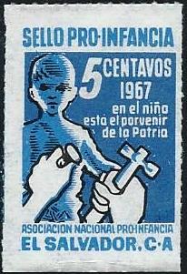 El Salvador #36 TB Christmas Seal