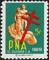El Salvador #58 TB Christmas Seal
