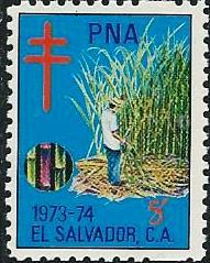 El Salvador #71 TB Christmas Seal