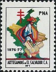 El Salvador #74 TB Christmas Seal