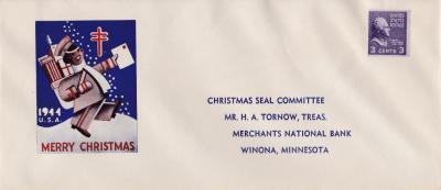 1944 Christmas Seal Campaign Envelope