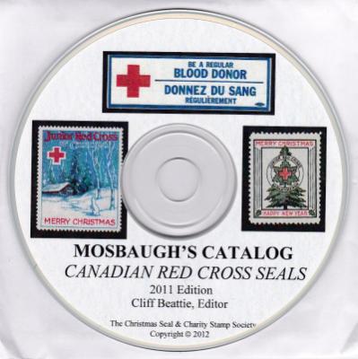 Literature, Mosbaugh Canadian Red Cross Seals Catalog, computer CD