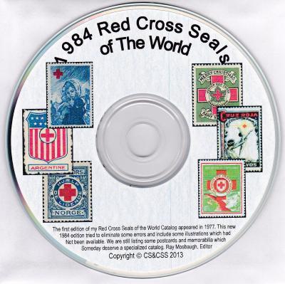 Red Cross Seals of The World, Mosbaugh's Catalog, 1984 computer CD