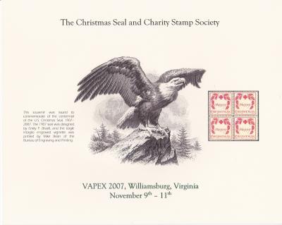 2007 Vapex, CS&CSS set of 3 Mike Bean eagle cards