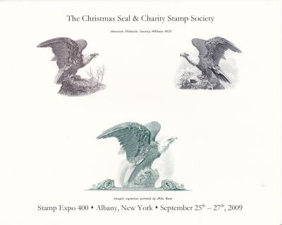 2009 Stamp Expo 400, CS&CSS Eagle souvenir card