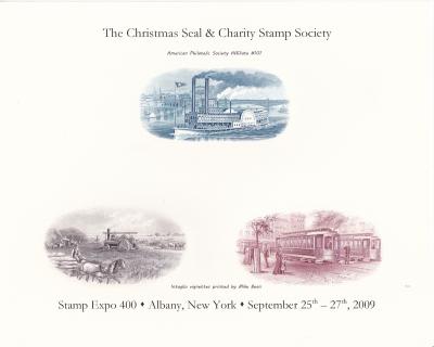 2009 Stamp Expo 400, CS&CSS Trolly souvenir card