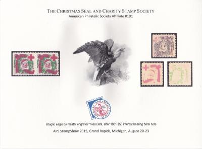 2015 APS StampShow, CS&CSS Baril Eagle Souvenir Card