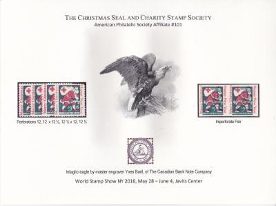 2016 World Stamp Show, NY. Set of 3, CS&CSS Souvenirs