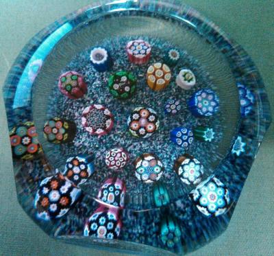 Peter Holmes magnum millefiori complex canes Scottish Borders Glass