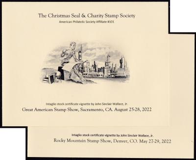 2022 Christmas Seal & Charity Stamp Society Souvenir Cards
