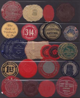 Poster Stamps, US Federal Reserve, State & Local Seals