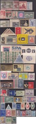 Poster Stamps, Philatelic Events, 79 pieces