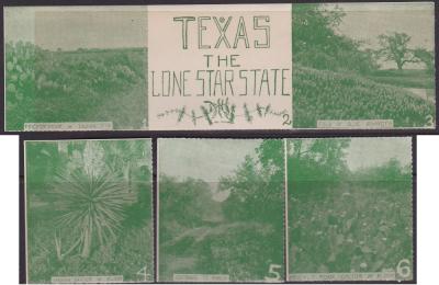 Poster Stamps, Texas set of 6