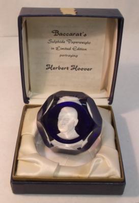 Baccarat Sulphide Herbert Hoover