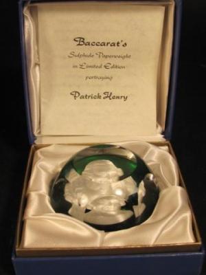 Baccarat paperweight