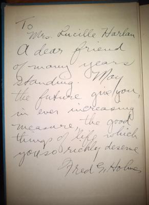 1935 TB Book by Holmes, Director of NTA 1935 TB Book by Holmes, Director of NTA