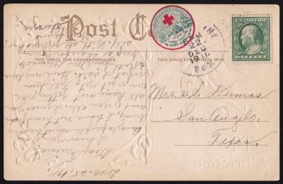 1911 Type 2 Christmas Seal tied on 1911 Type 2 Christmas Seal tied on