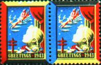 1943 US Christmas Seal