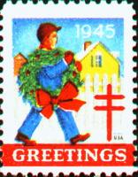 1945 US Christmas Seal