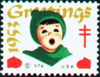 1953 US Christmas Seal