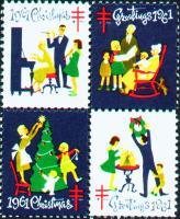 1961 US Christmas Seal