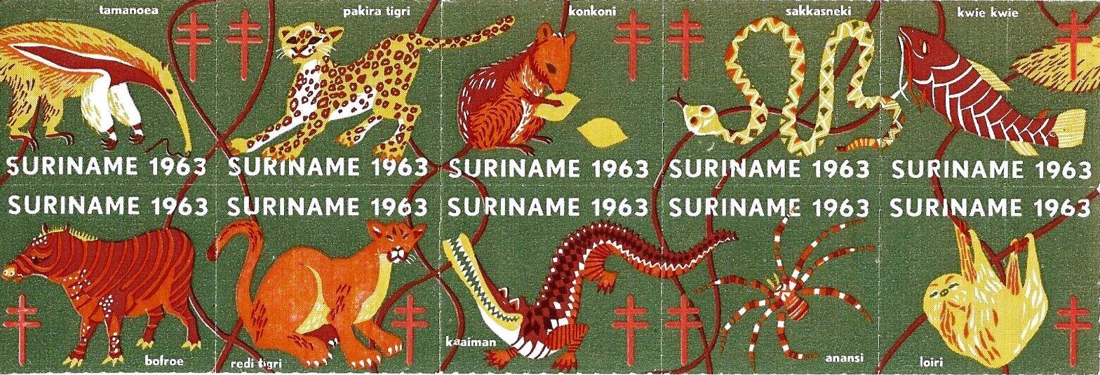 Suriname #4 TB Christmas Seal