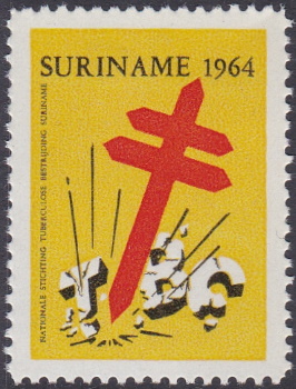Suriname #5 TB Christmas Seal