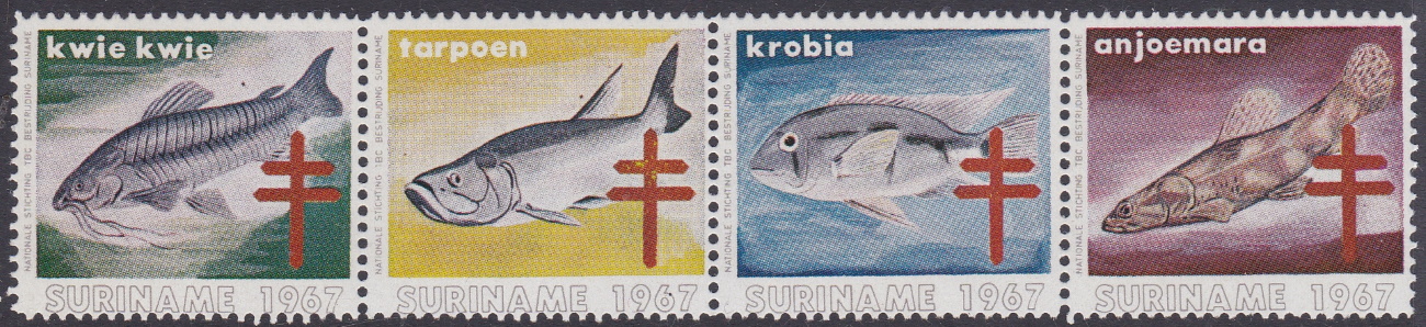 Suriname #8 TB Christmas Seal