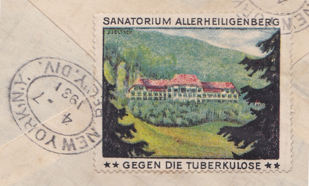 Swiss Local anti Tuberculosis Poster Stamp Christmas Seal