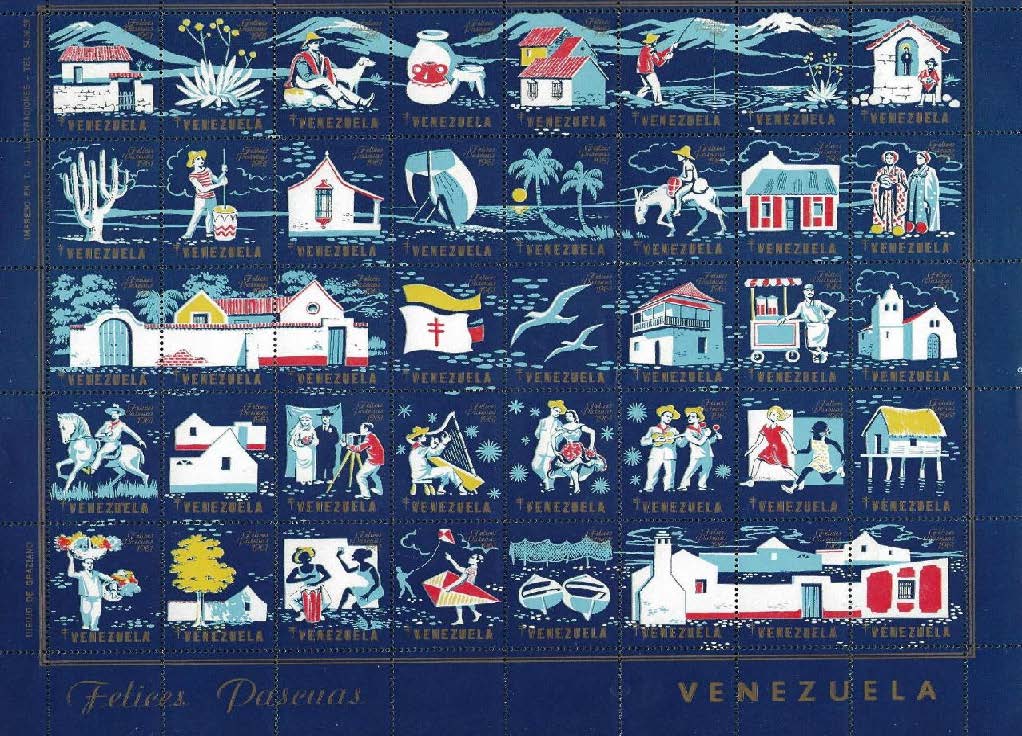 Venezuela #18 TB Christmas Seal