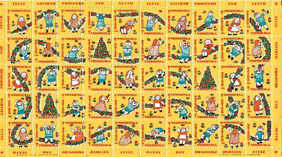 Venezuela #26 TB Christmas Seal