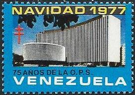 Venezuela #34 TB Christmas Seal