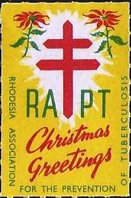 Rhodesia- ZImbabwe #2 TB Christmas Seal