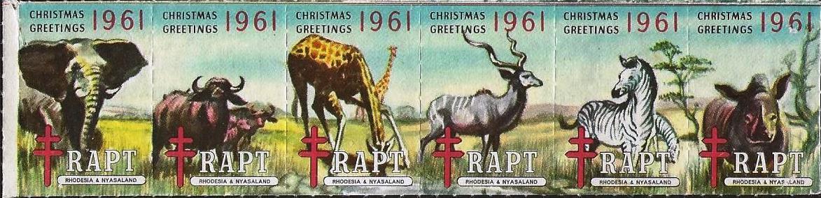 Rhodesia- ZImbabwe #7 TB Christmas Seal