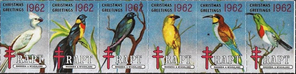 Rhodesia- ZImbabwe #8 TB Christmas Seal